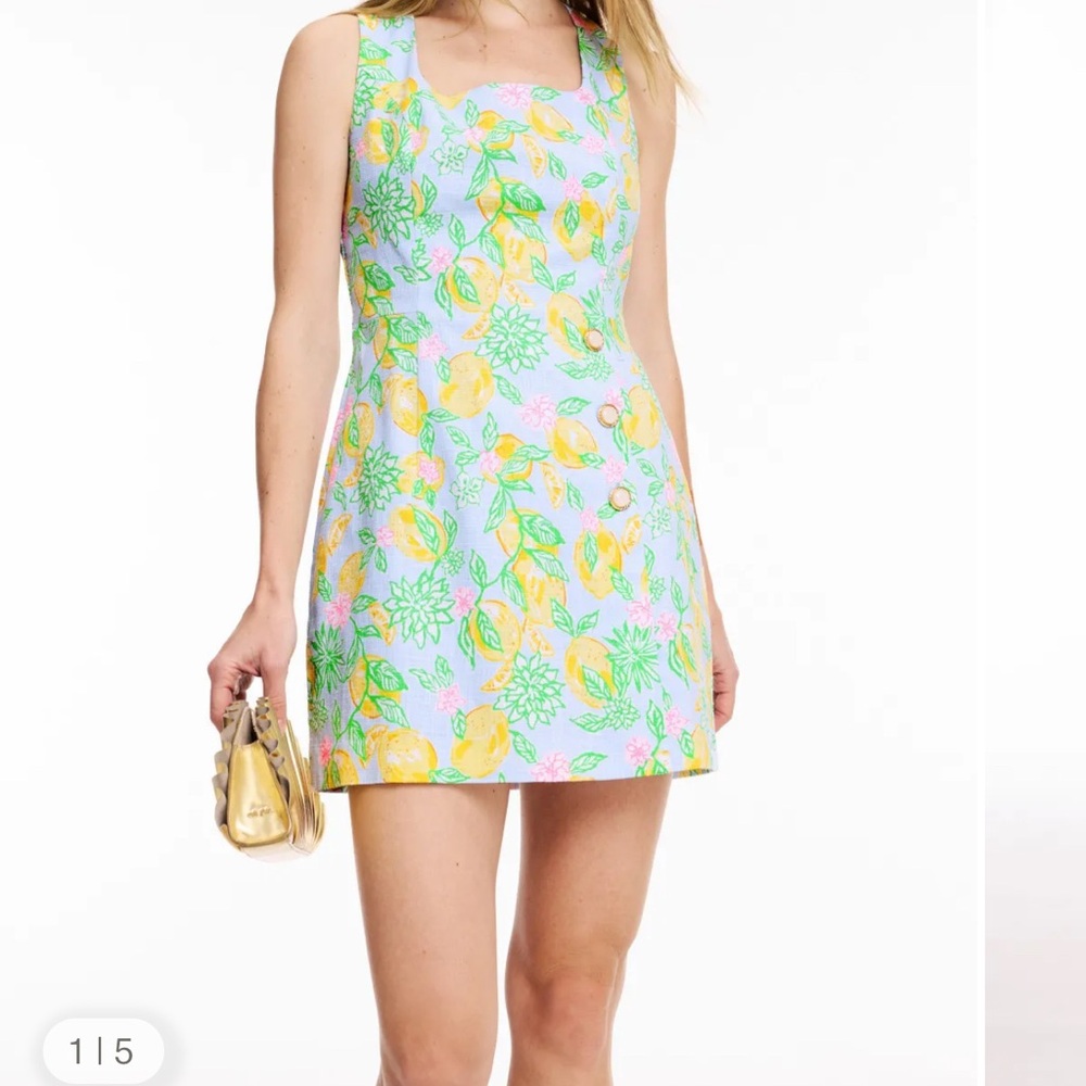 Lilly Pulitzer Floral Sleeveless Dress